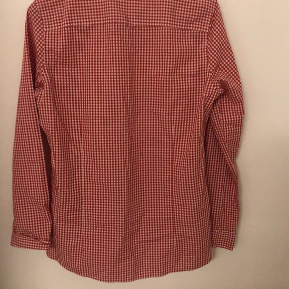 Cargo Crew red / white plaid cotton shirt - Picture 2 of 6